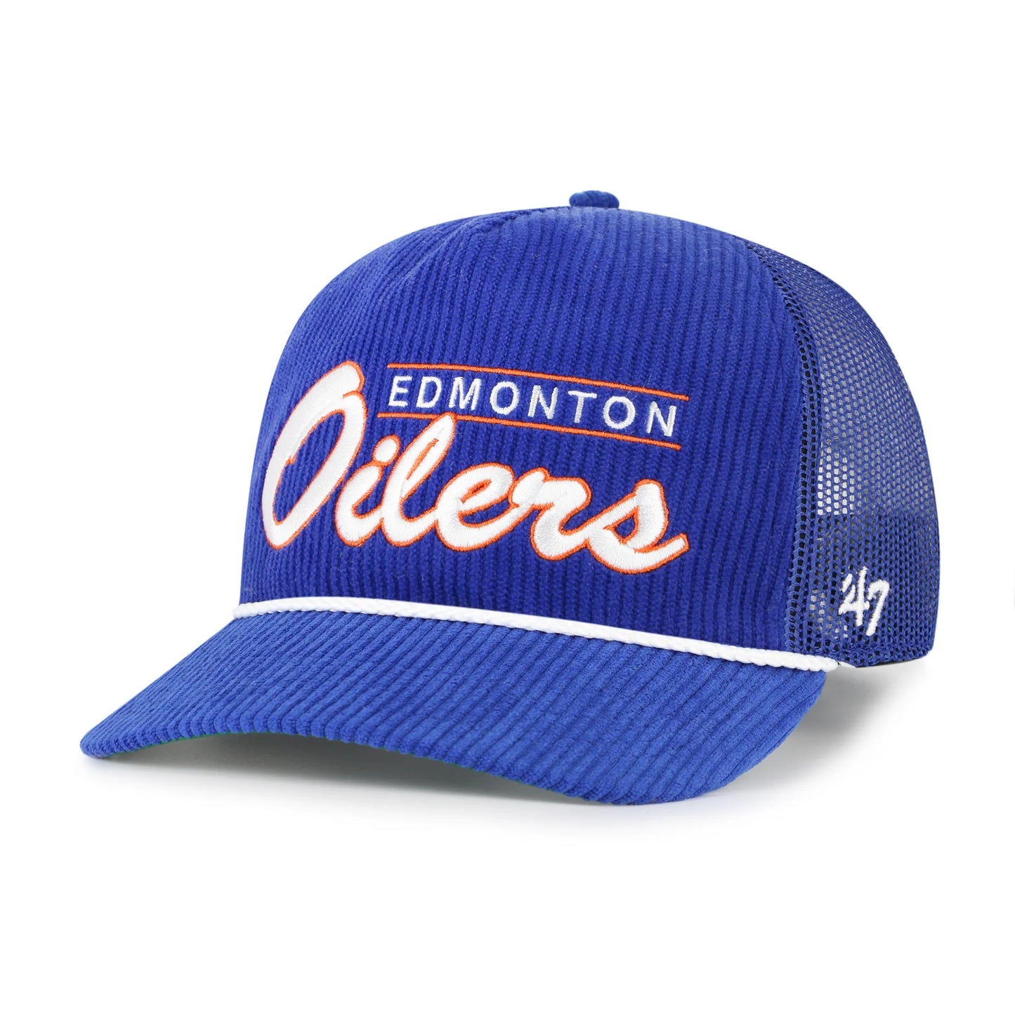 Edmonton Oilers Double Header Mesh ’47 Hitch RF – Royal
