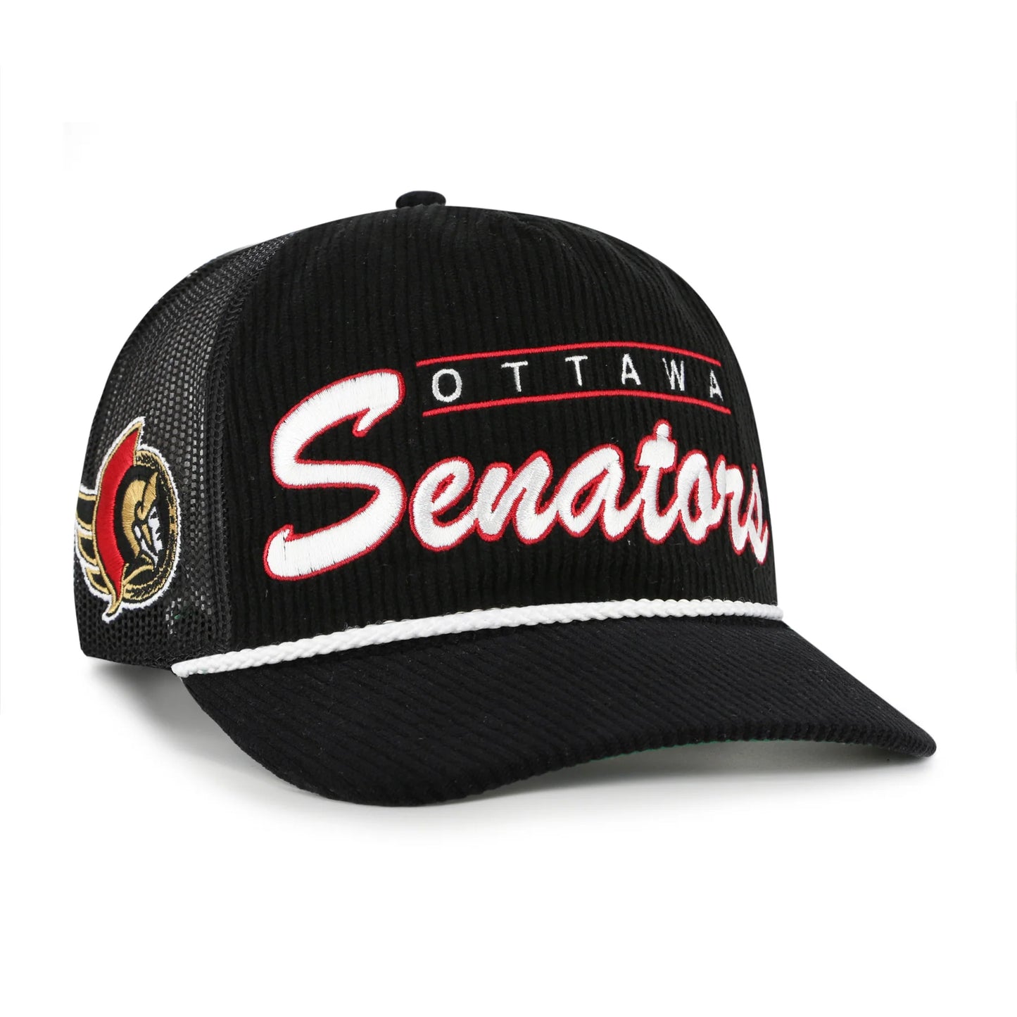 Ottawa Senators Double Header Mesh ’47 Hitch RF – Black