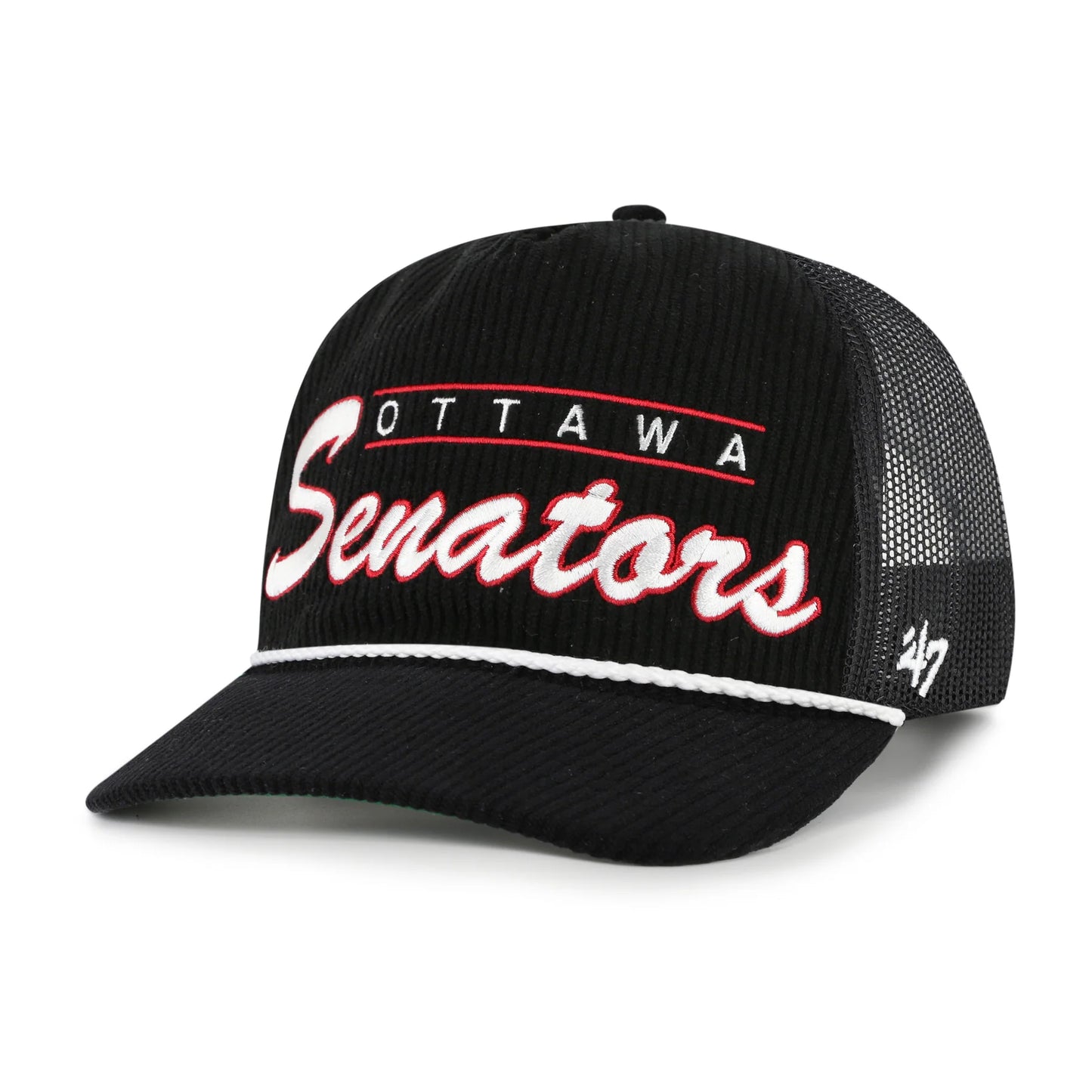 Ottawa Senators Double Header Mesh ’47 Hitch RF – Black
