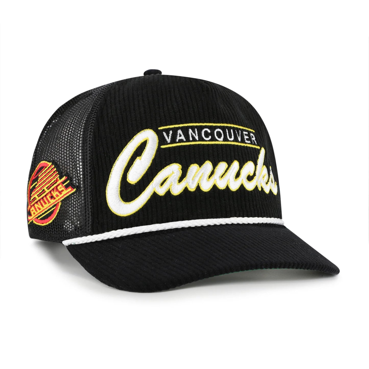 Vancouver Canucks Double Header Mesh ’47 Hitch RF – Black